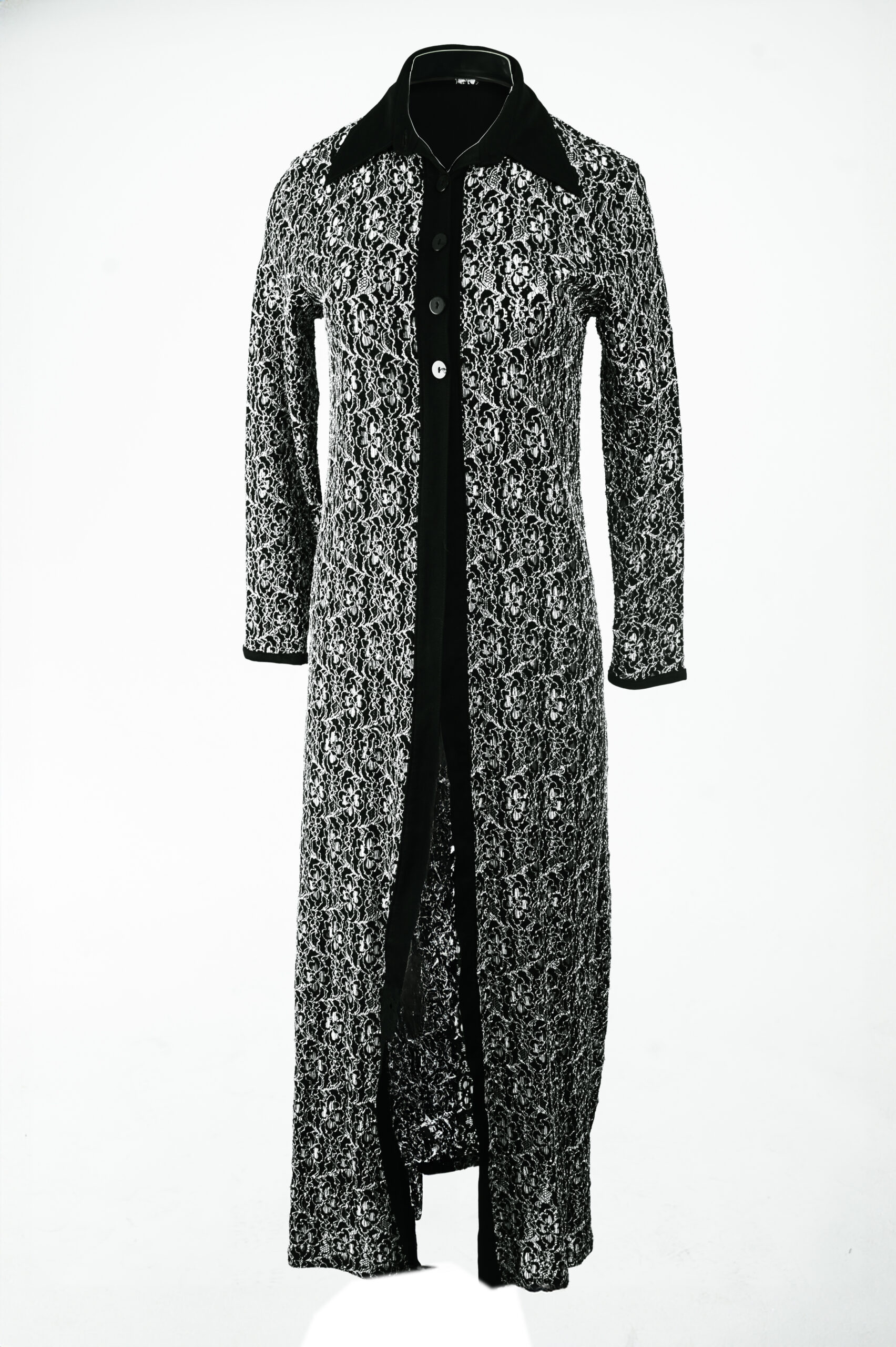 Kardigan Tippy czarno-srebrny - obrazek 4