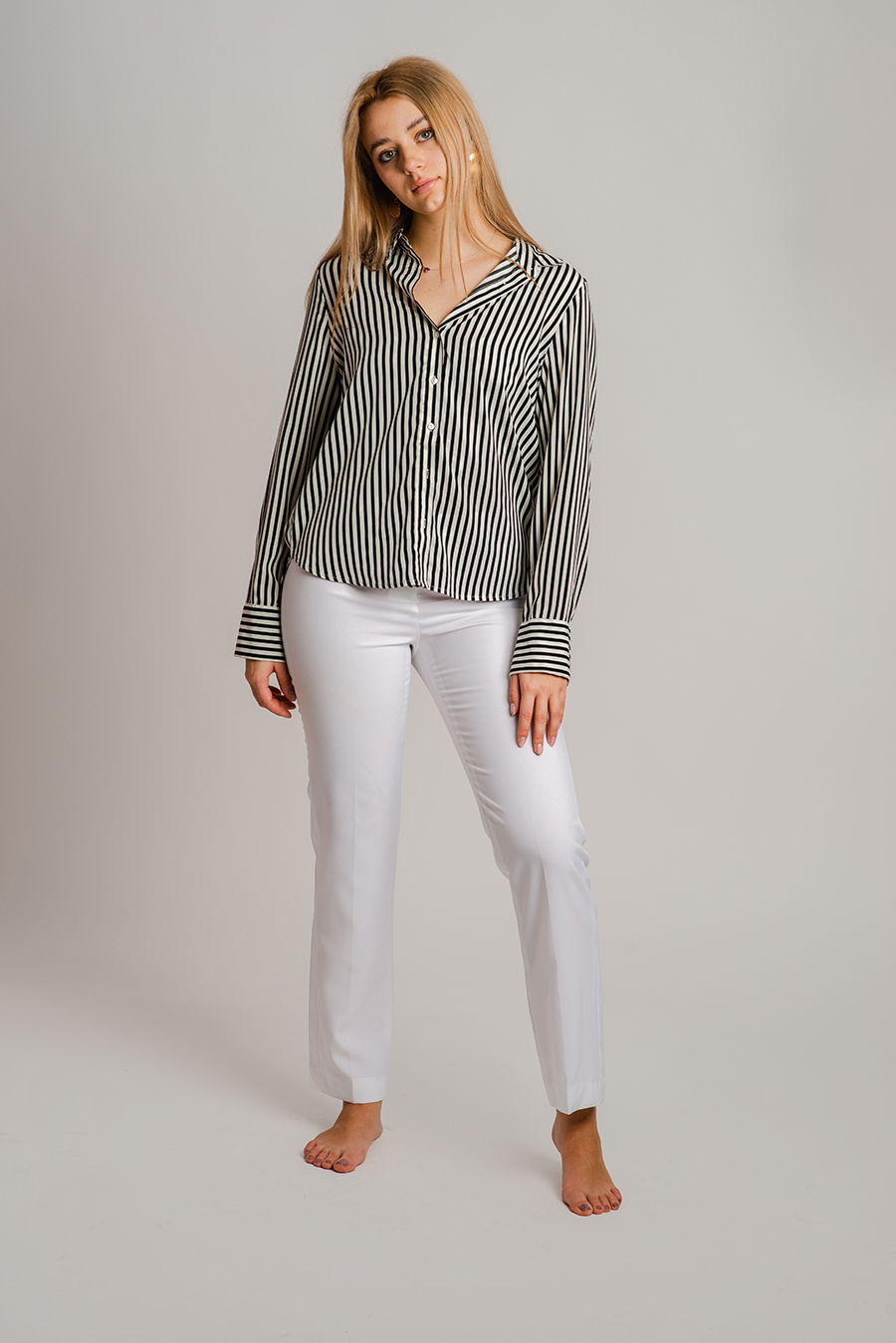 Koszula czarno-biała