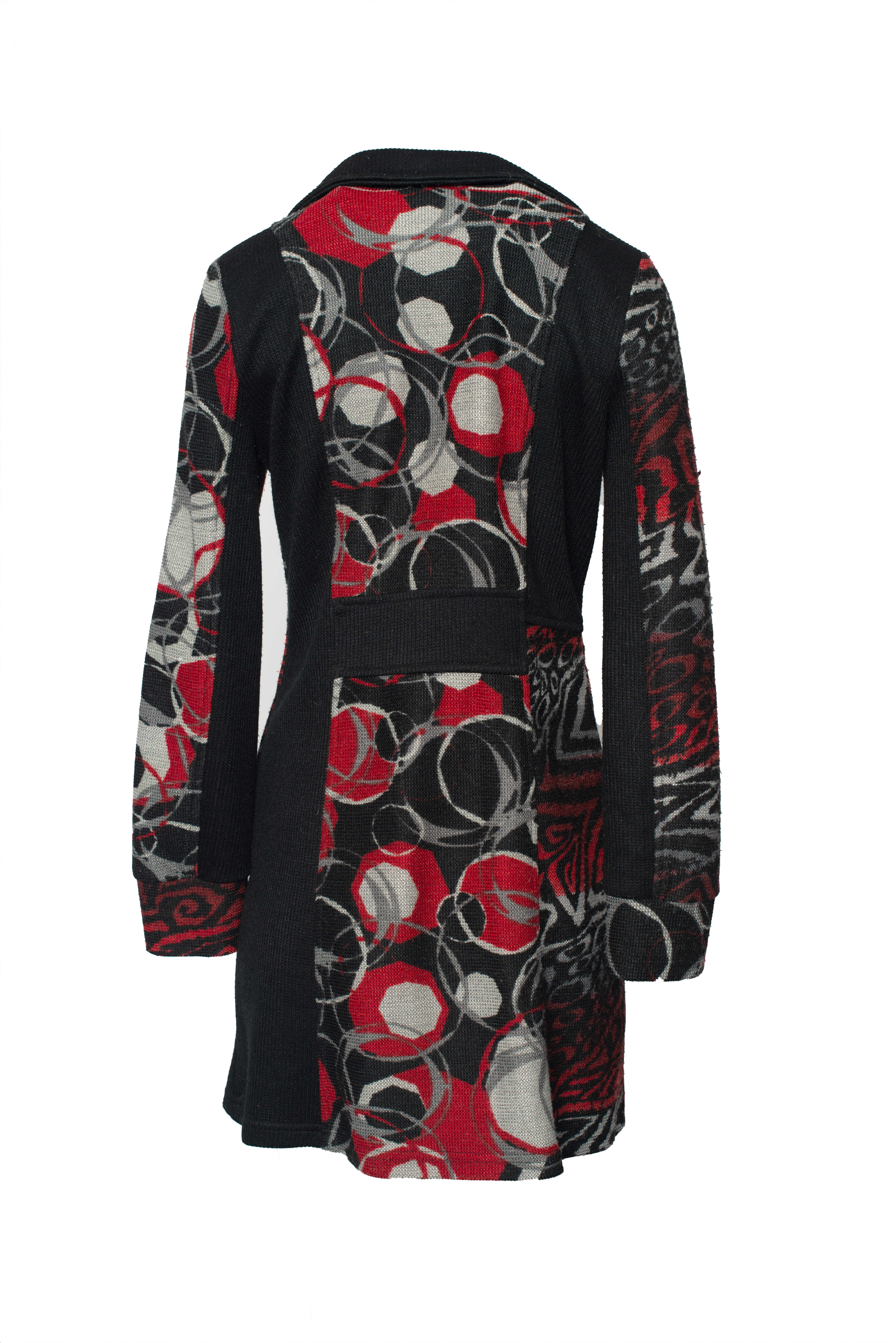 Płaszcz 101 Idees czarno-czerwony - obrazek 2