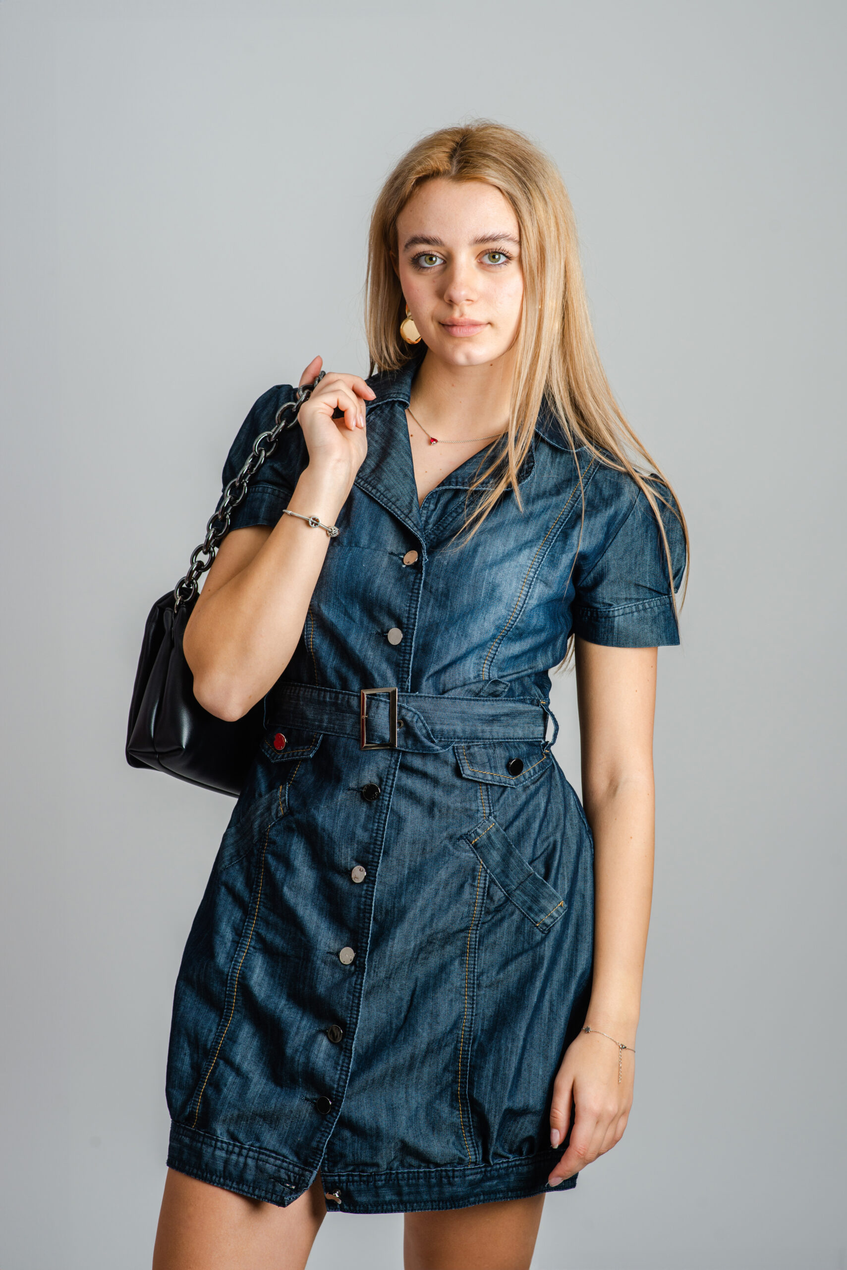 Sukienka Fucica granatowa - obrazek 2