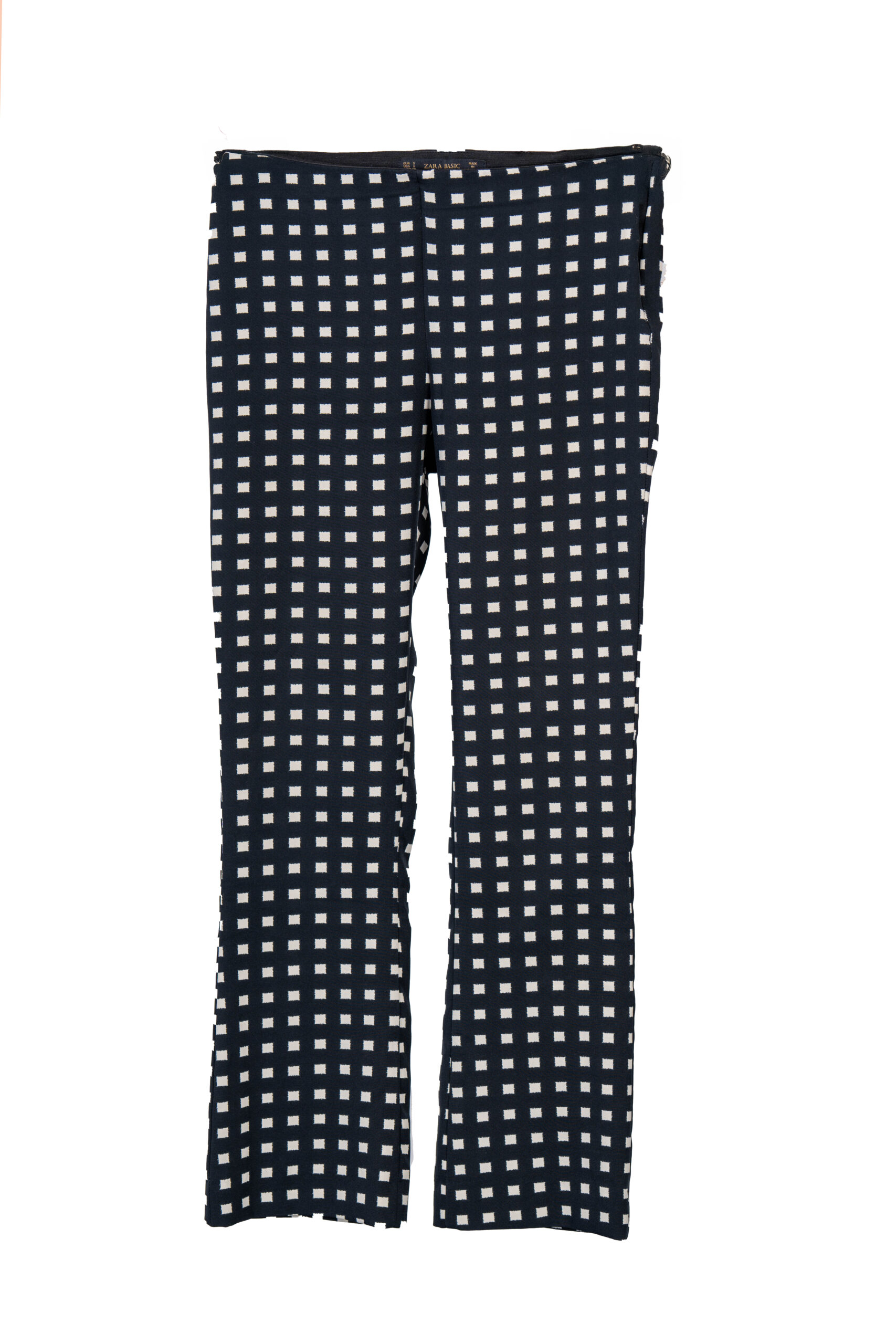 Spodnie Zara czarno- białe