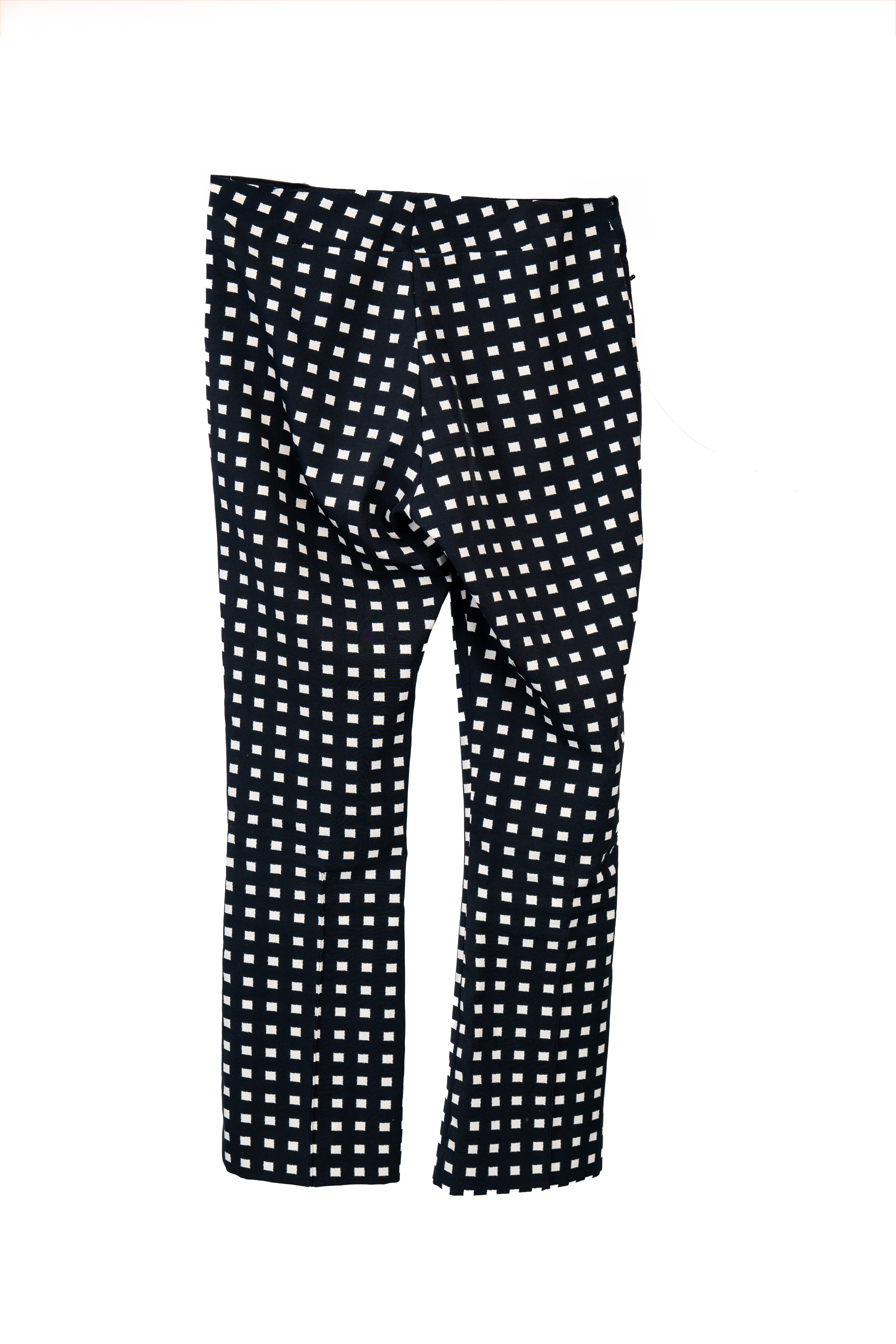 Spodnie Zara czarno- białe - obrazek 2